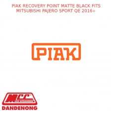 PIAK RECOVERY POINT MATTE BLACK FITS MITSUBISHI PAJERO SPORT QE 2016+